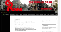 Desktop Screenshot of cultureleraadwierden.nl